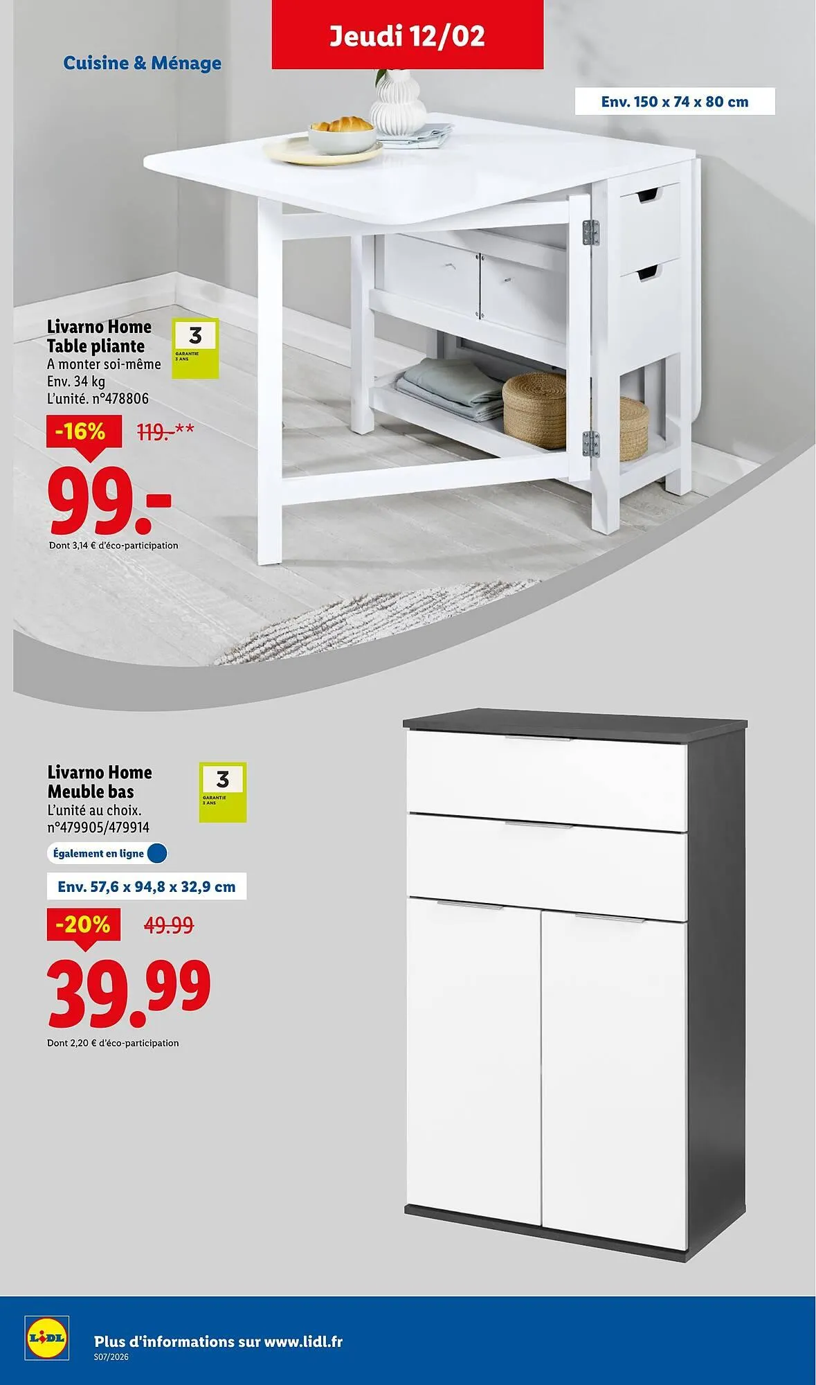 Catalogue Lidl du 12 février au 18 février 2026 - Catalogue page 46