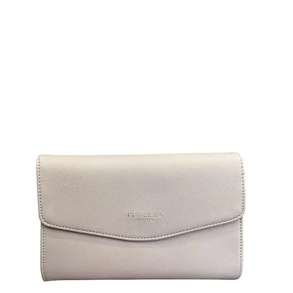 Fuschia Paris - Grande pochette Saint Malo - Beige