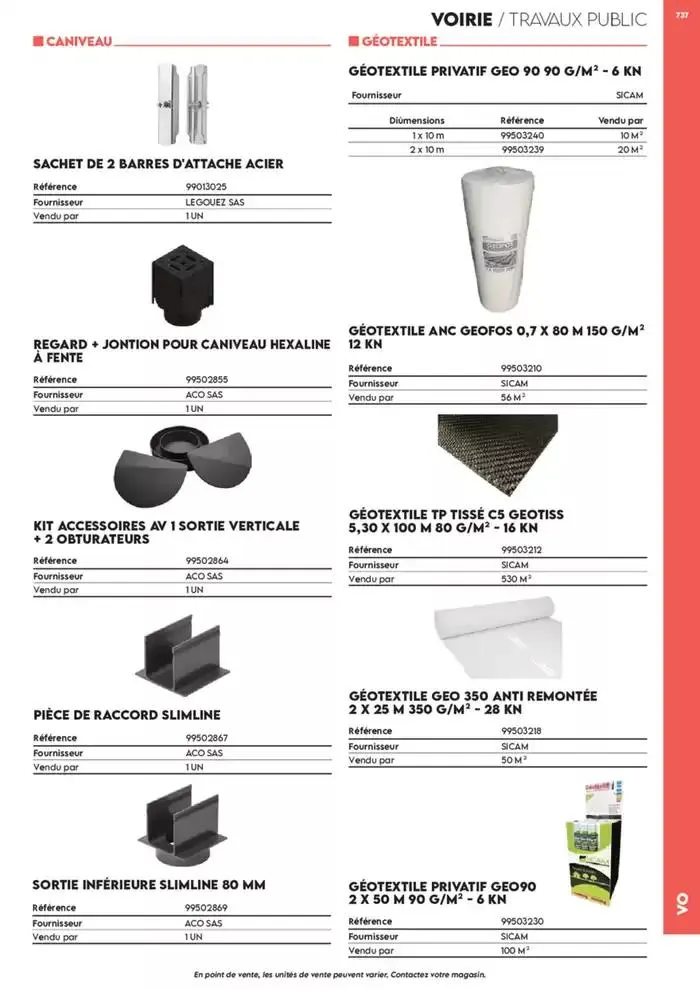 Tout faire +de 15 000 Produits du 17 décembre au 30 juin 2025 - Catalogue page 707