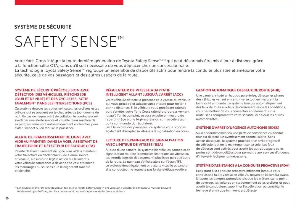 Toyota Yaris Cross  du 27 mars au 27 mars 2026 - Catalogue page 16