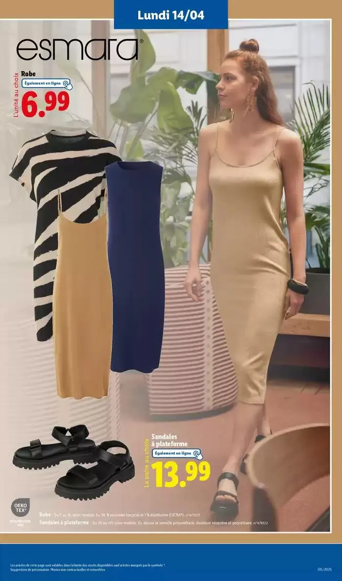 Découvrez la sélection de produits mode et bricolage à prix Lidl ! du 14 avril au 17 avril 2025 - Catalogue page 5