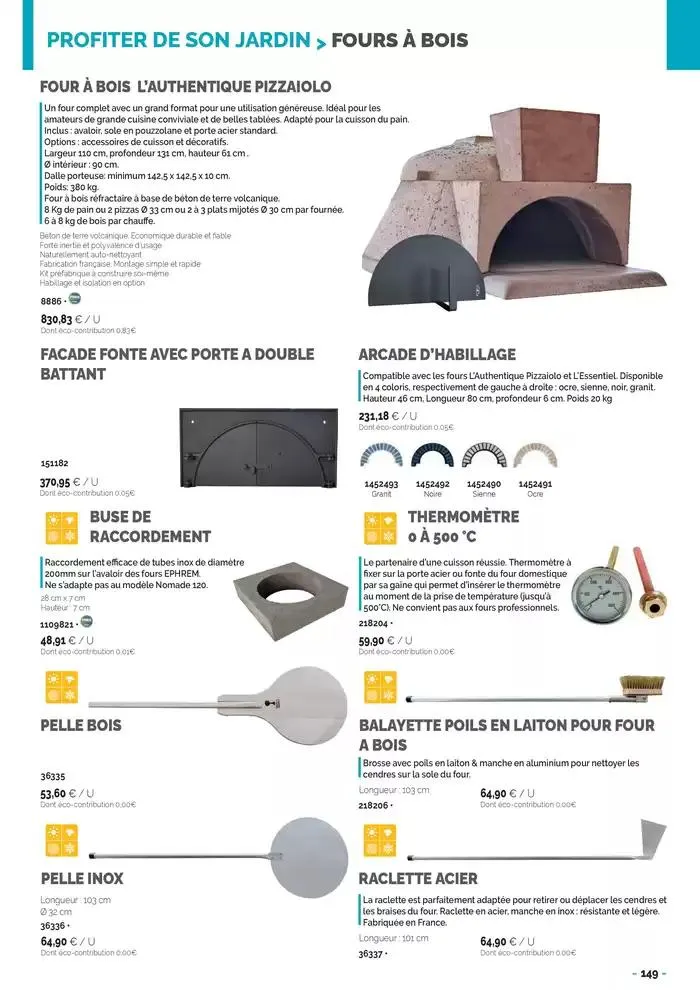 Aménagements Extérieurs 2025 du 30 avril au 31 décembre 2025 - Catalogue page 149