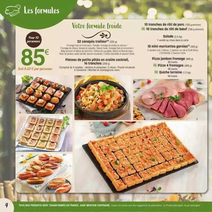 CARTE TRAITEUR PERMANENTE du 3 avril au 30 mars 2026 - Catalogue page 4