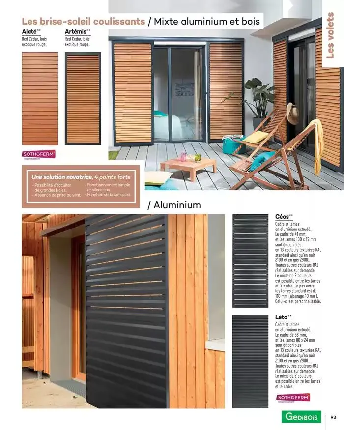 Menuiserie Extérieures 2025 du 1 janvier au 31 décembre 2025 - Catalogue page 93