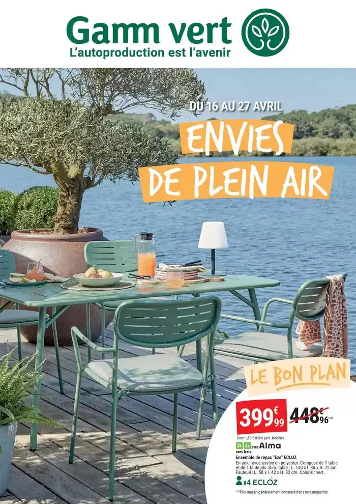 ENVIES DE PLEIN AIR du 14 avril au 27 avril 2025 - Catalogue page 1