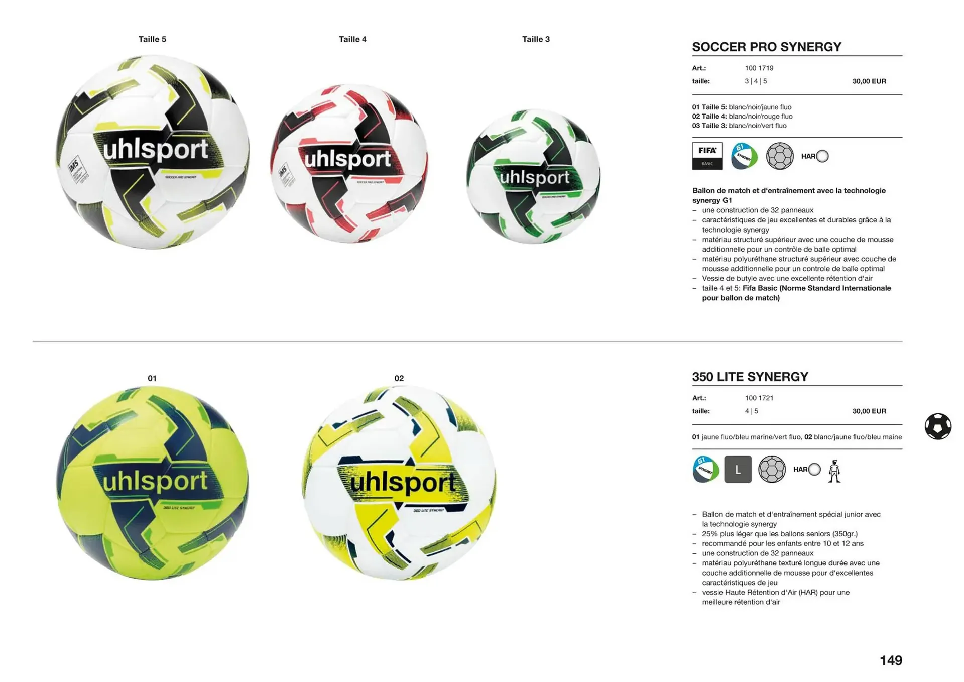 Catalogue Uhlsport du 1 mars au 31 décembre 2023 - Catalogue page 149