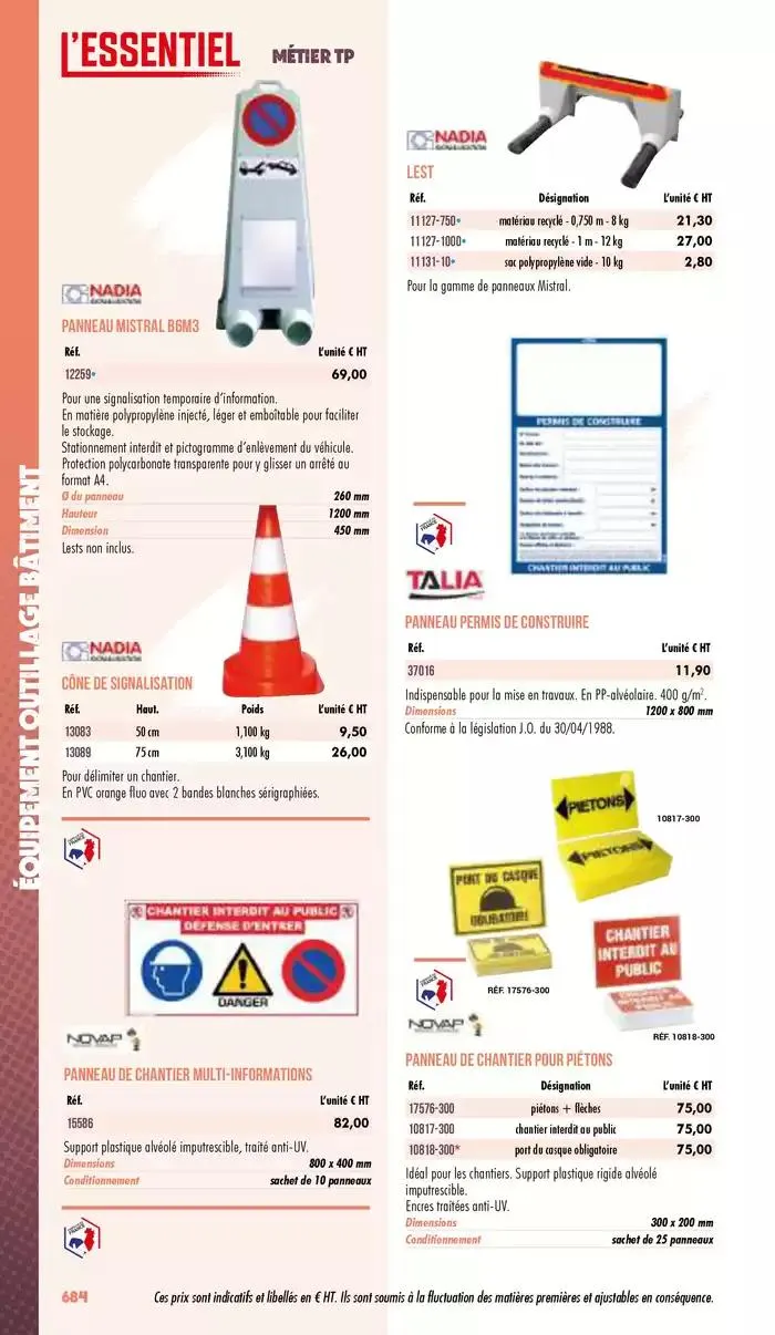 Essentiel Industrie 2025 du 3 janvier au 31 décembre 2025 - Catalogue page 686