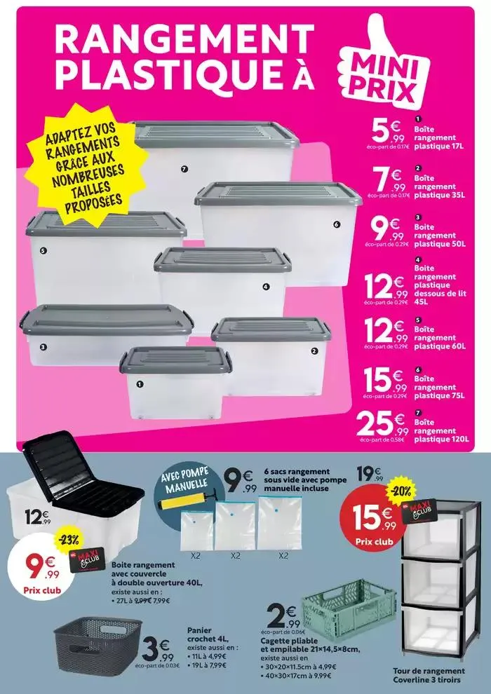 LINGE DE MAISON : DU STYLE à petits prix ! du 27 décembre au 26 janvier 2025 - Catalogue page 17