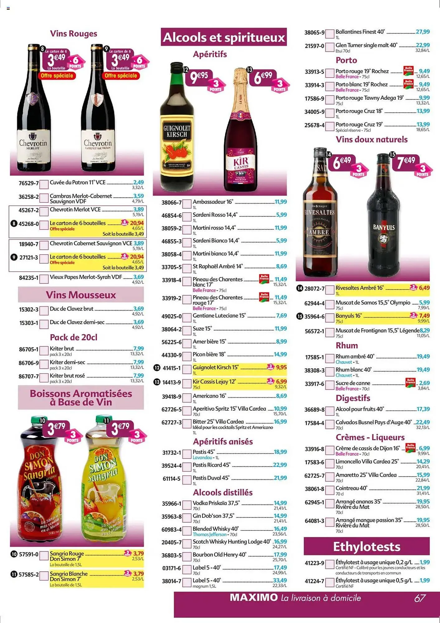 Catalogue Maximo du 7 juillet au 3 août 2025 - Catalogue page 67