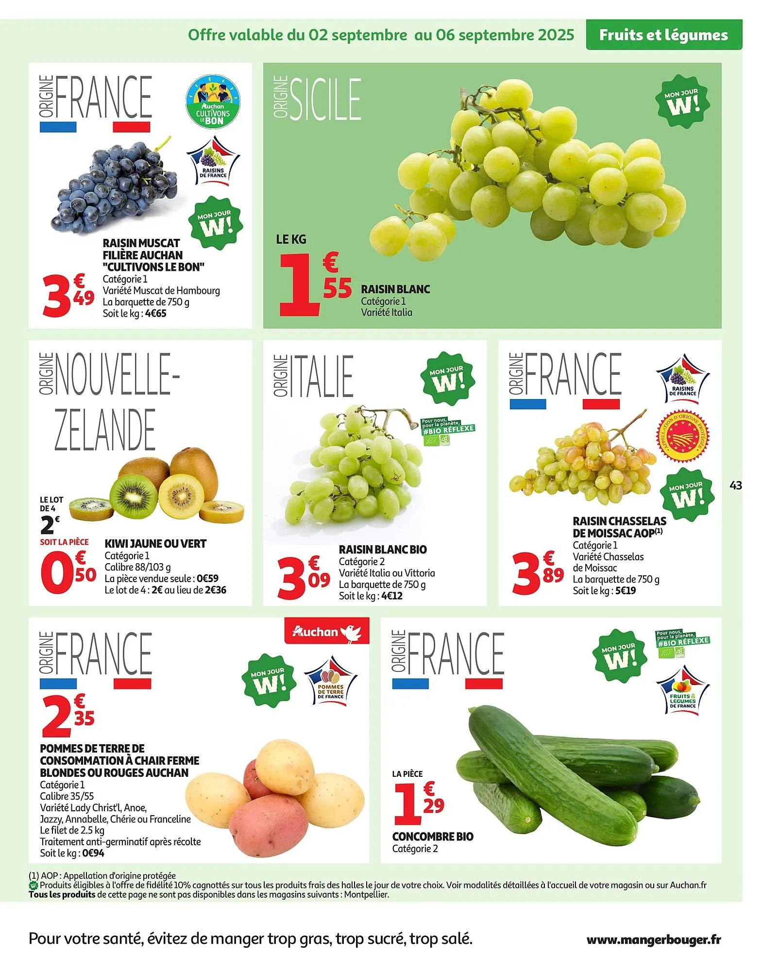 Catalogue Auchan du 2 septembre au 14 septembre 2025 - Catalogue page 43