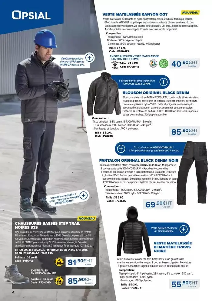 Équipez-vous pour l'hiver automne-hiver 2024-25 du 2 octobre au 31 mars 2025 - Catalogue page 2