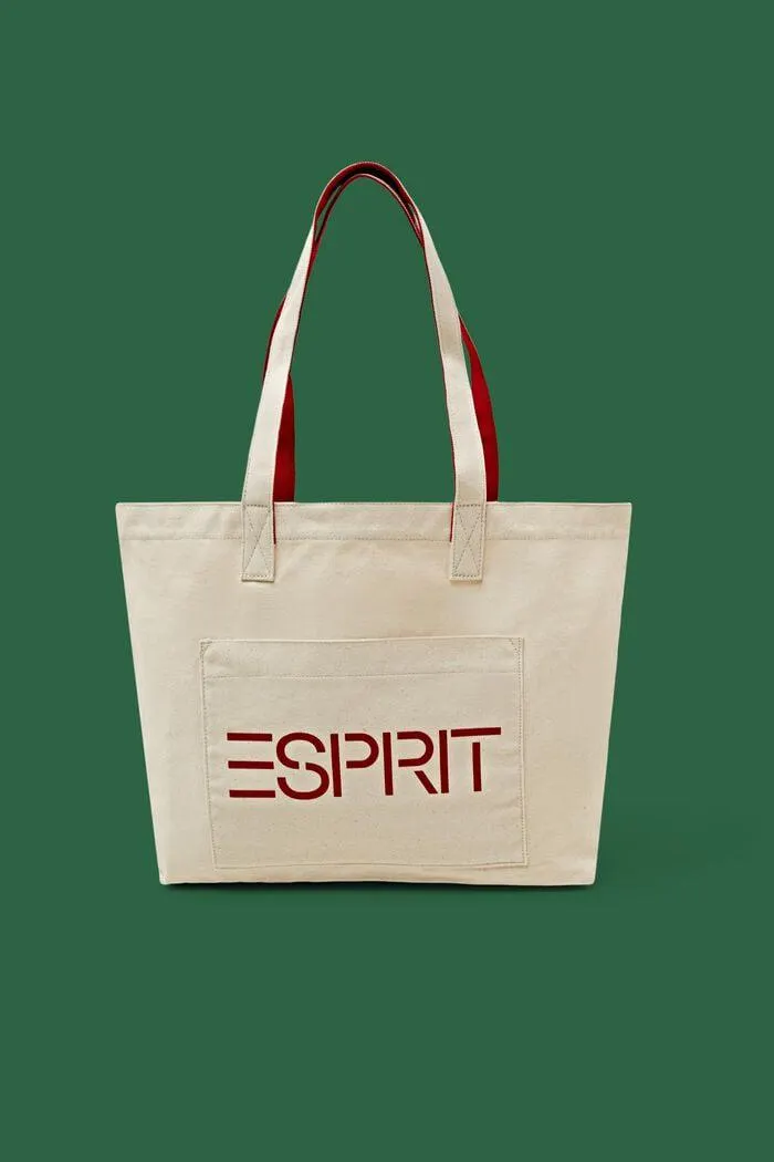 Sac fourre-tout en toile à logo