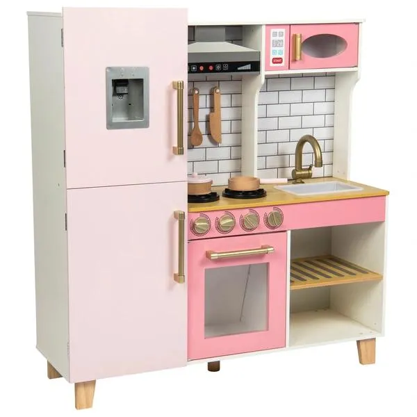 Kitchen Corner - Cuisine en Bois Deluxe - Rose