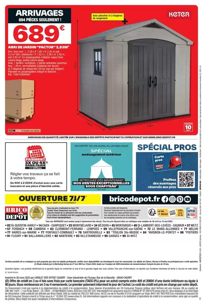 Voyez plus grand avec nos prix dépôt ! du 30 avril au 15 mai 2025 - Catalogue page 24