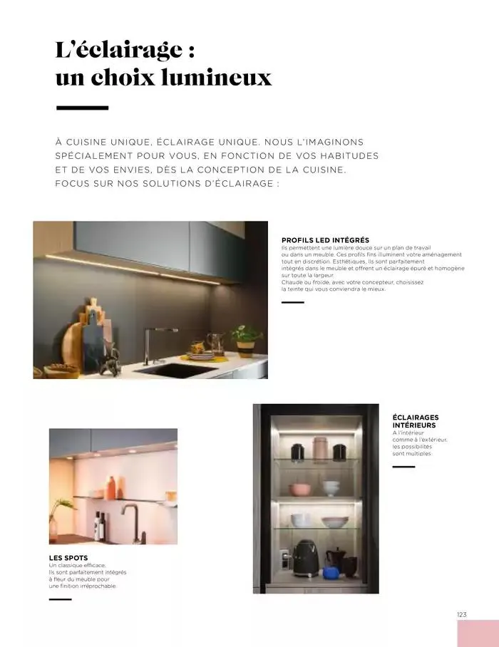Cuisines & aménagements sur-mesure du 6 mars au 31 décembre 2025 - Catalogue page 125