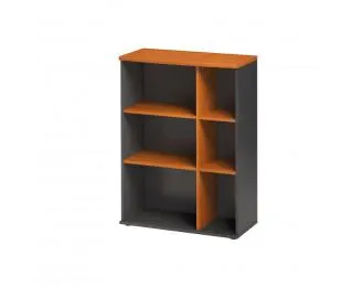 Rangement haut de niche L80 cm - JAZZ + - Aulne/anthracite