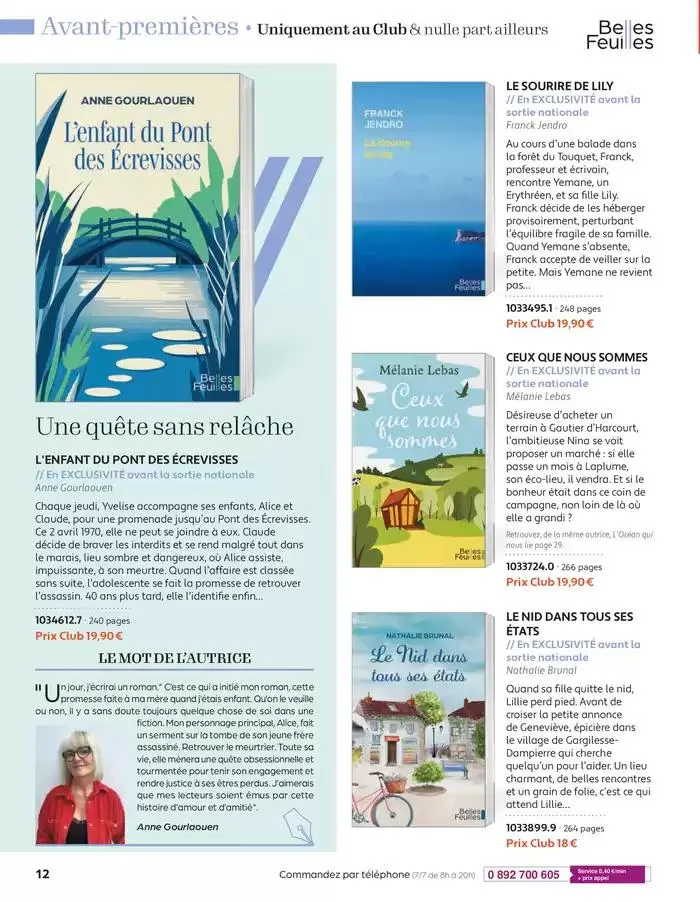 Mars - Avril 2025 du 4 mars au 30 avril 2025 - Catalogue page 12