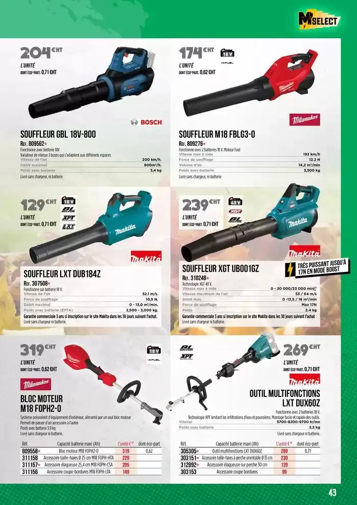 M'Select_Electro1 2025 du 10 mars au 30 juin 2025 - Catalogue page 43