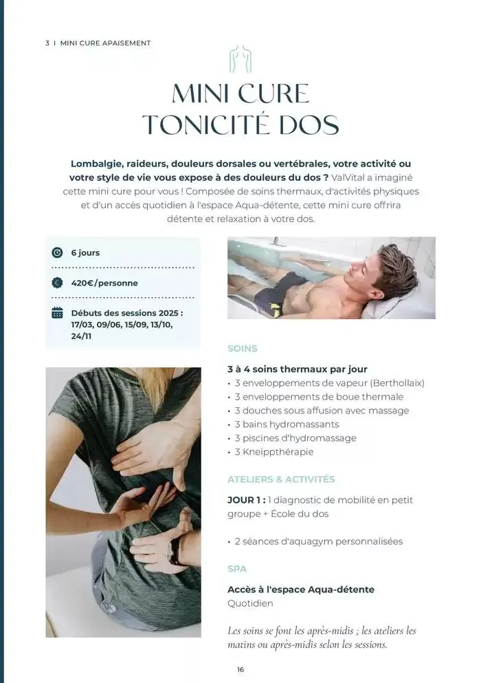 Mini Cures Aix 2025 du 10 février au 31 décembre 2025 - Catalogue page 16