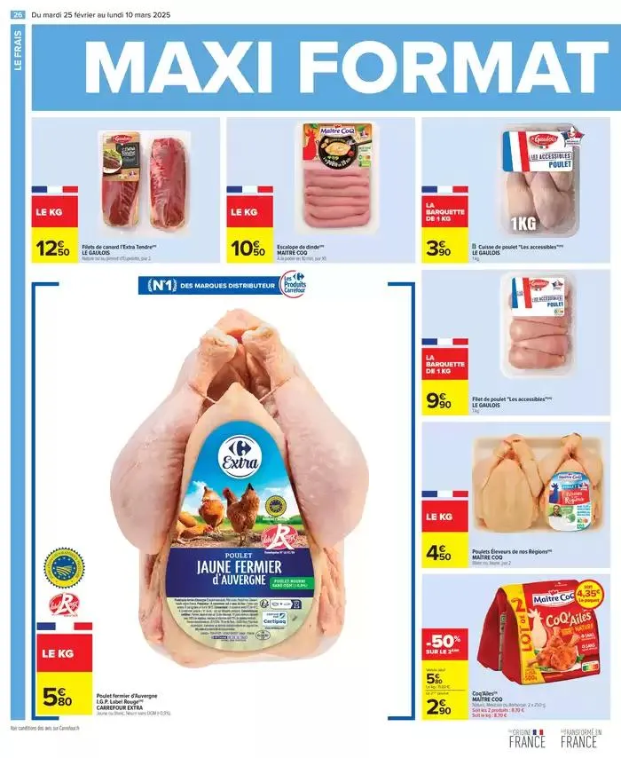 SPÉCIAL MAXI FORMAT du 25 février au 10 mars 2025 - Catalogue page 28