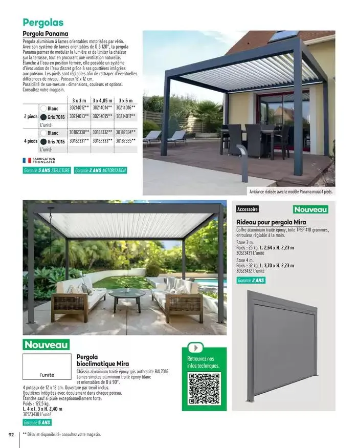 Aménagements Extérieurs 2025 du 1 janvier au 31 décembre 2025 - Catalogue page 92