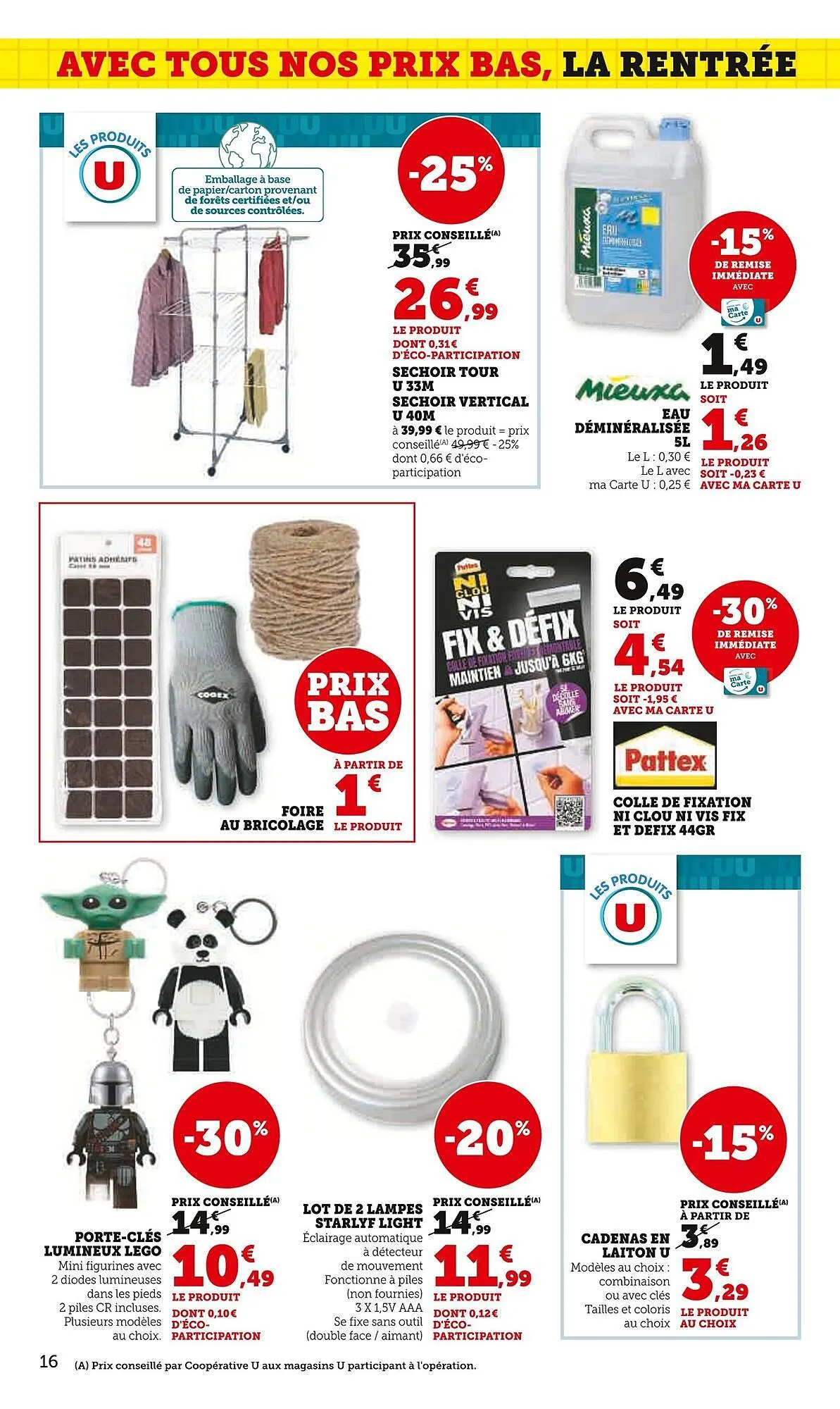 Catalogue Super U du 19 août au 7 septembre 2025 - Catalogue page 16