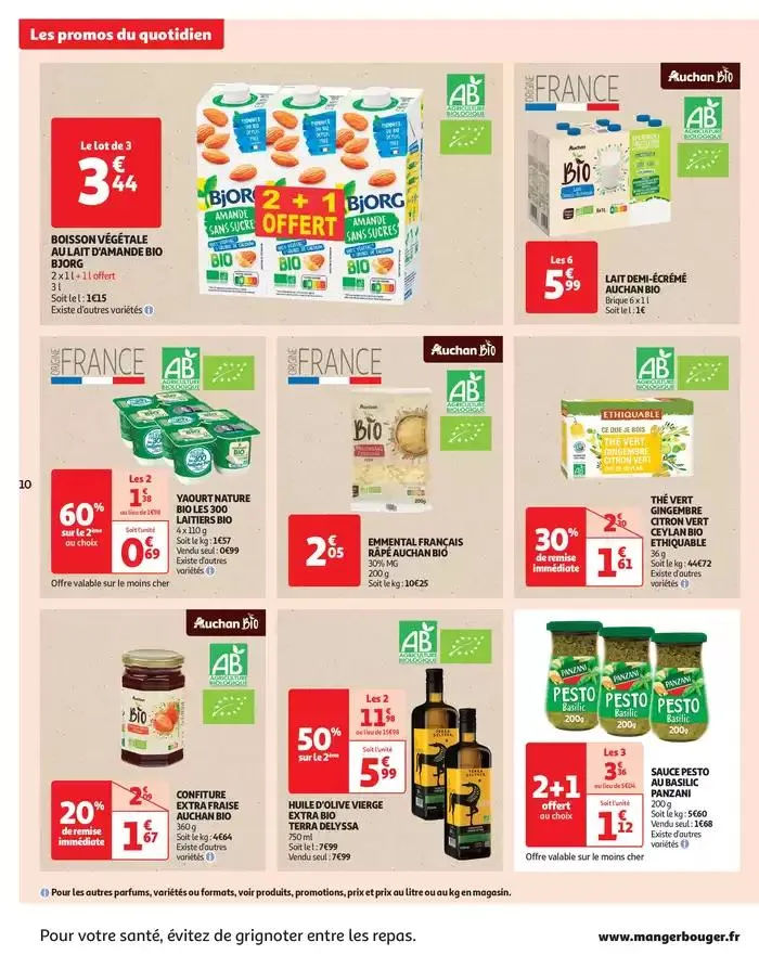 Les prix bas qui font du bien au quotidien du 1 avril au 6 avril 2025 - Catalogue page 10