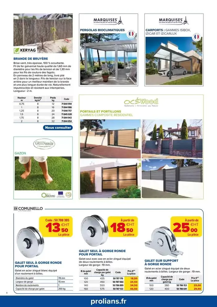 Opération Portail Aménagement Extérieur  du 4 mars au 30 avril 2025 - Catalogue page 4
