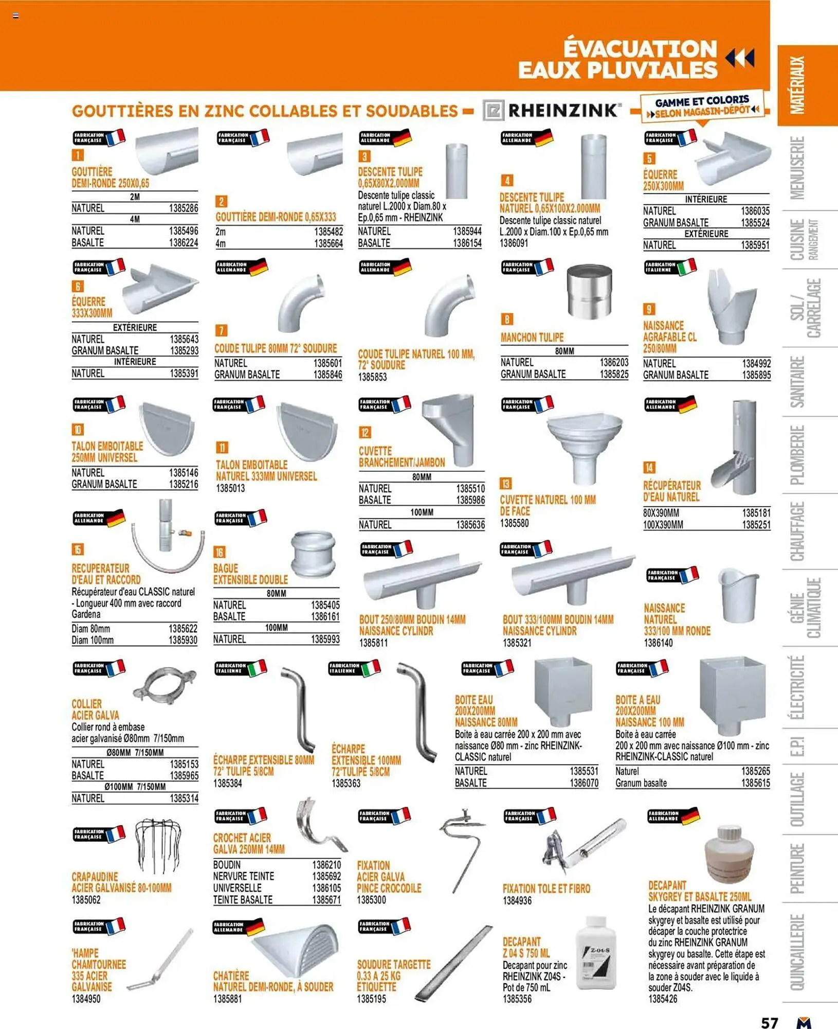 Catalogue Bricoman du 19 mars au 31 décembre 2025 - Catalogue page 57