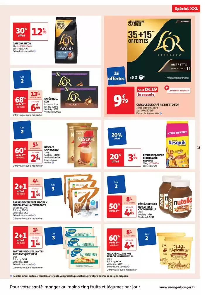 Les 25 jours Waaoh, spécial XXL du 25 mars au 6 avril 2025 - Catalogue page 13