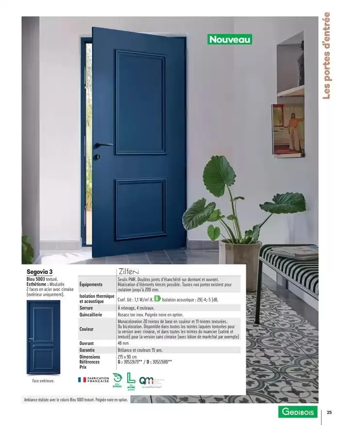 Menuiserie Extérieures 2025 du 1 janvier au 31 décembre 2025 - Catalogue page 25