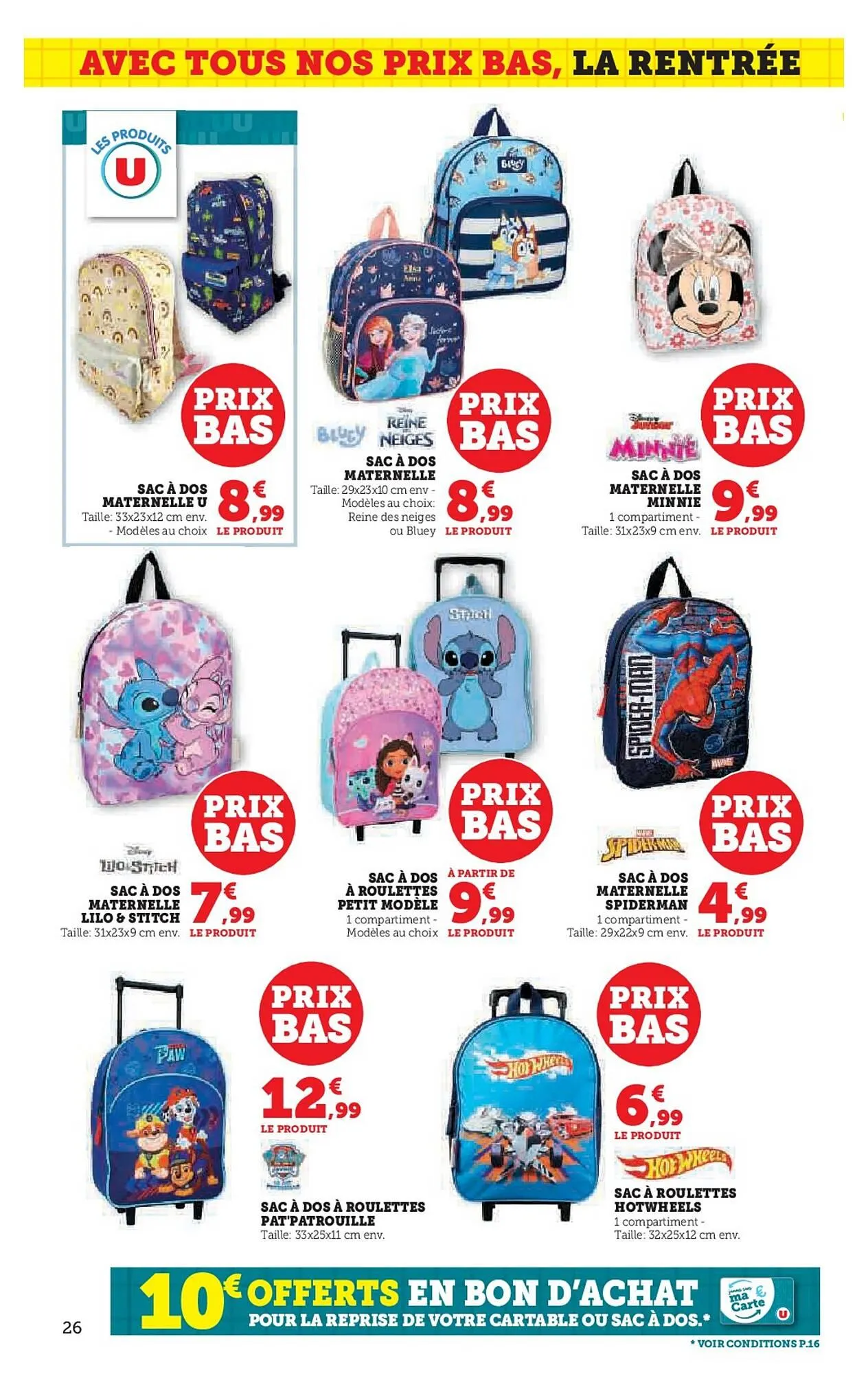 Catalogue Hyper U du 16 juillet au 10 août 2025 - Catalogue page 26
