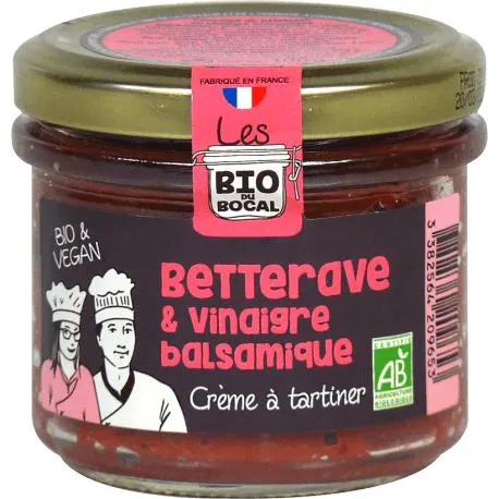 Crème à tartiner, betterave & vinaigre balsamique