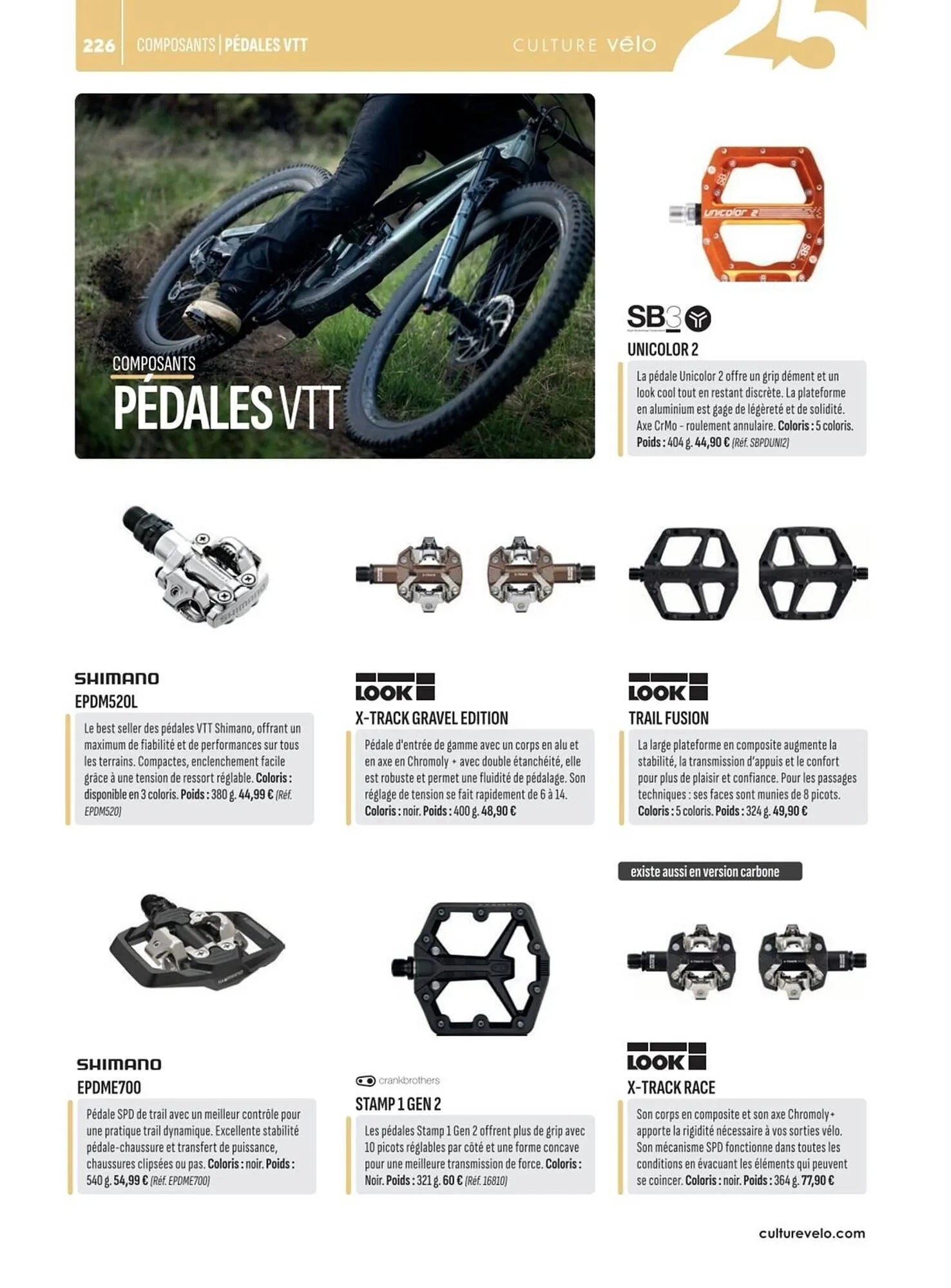 Catalogue Culture Vélo du 2 mai au 31 décembre 2025 - Catalogue page 226