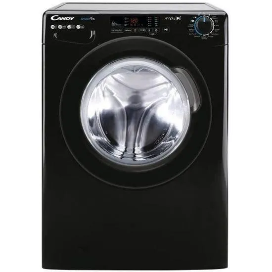 Lave-linge hublot CANDY CO12103DBBE/1-47 - 10 kg - Induction - 1200trs/min - Noir