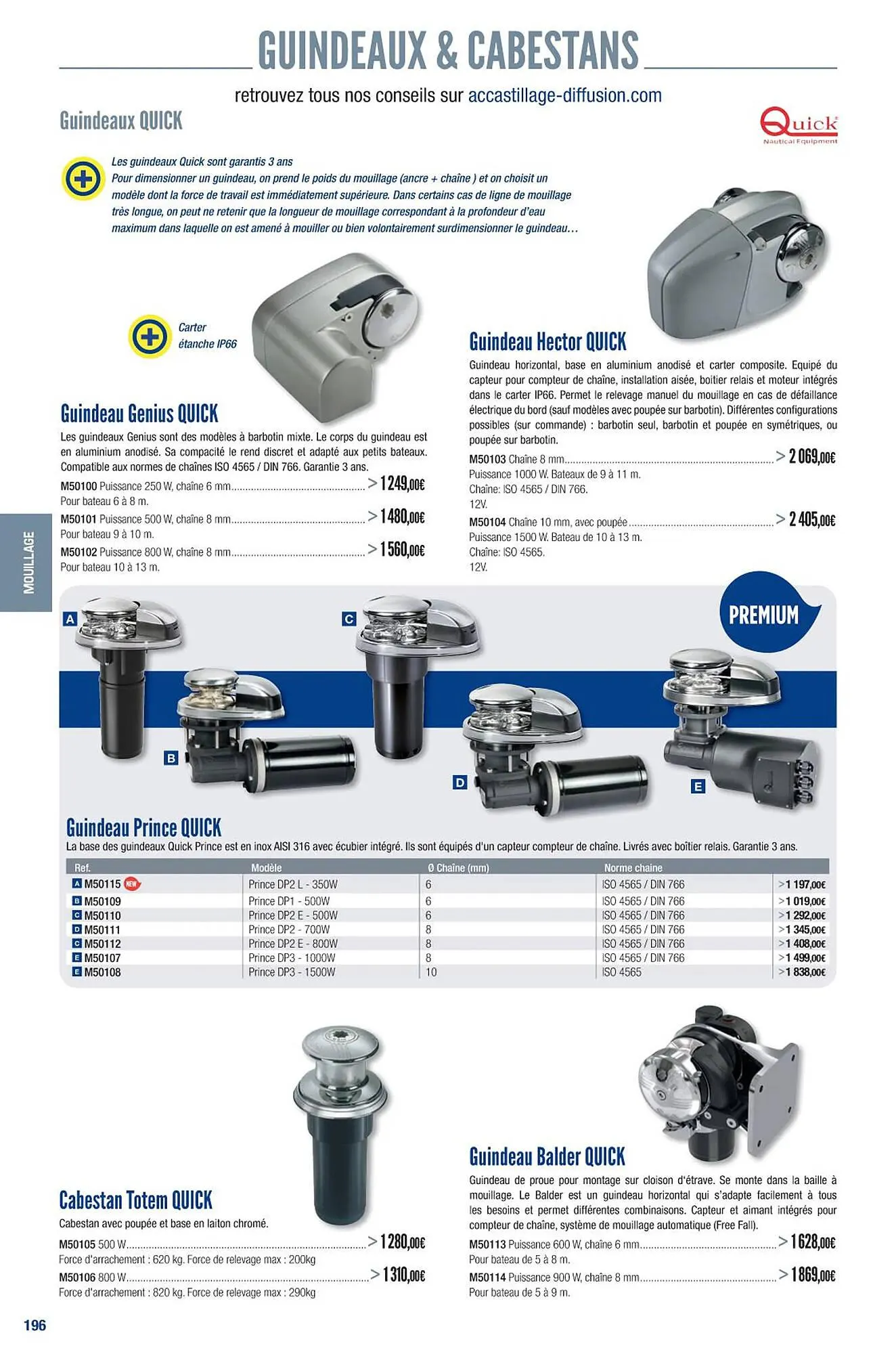 Catalogue Accastillage Diffusion du 1 mars au 31 décembre 2023 - Catalogue page 198