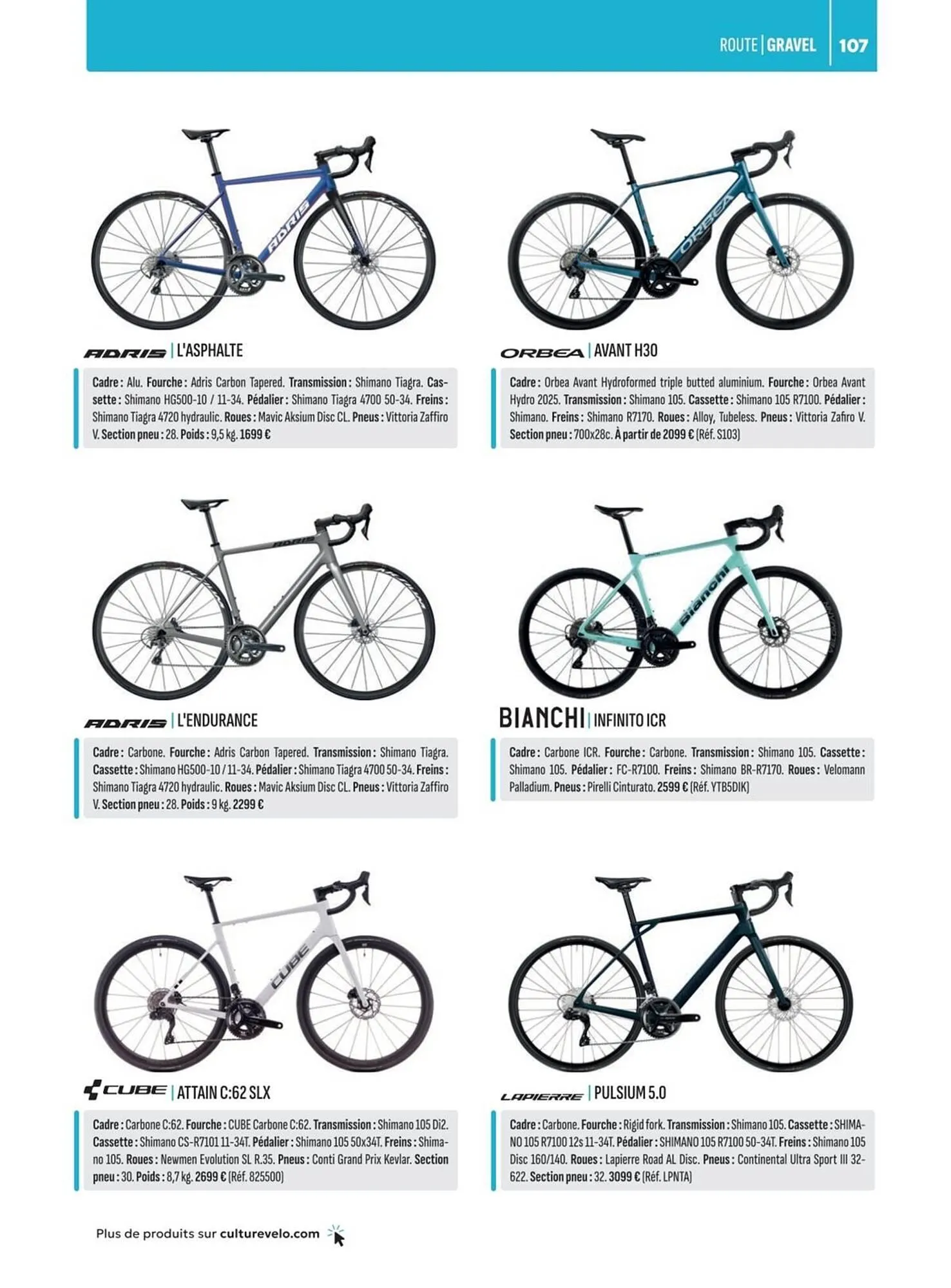 Catalogue Culture Vélo du 2 mai au 31 décembre 2025 - Catalogue page 107