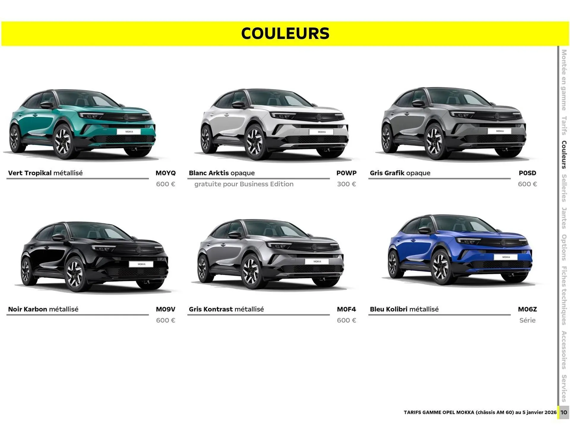 Catalogue Opel du 6 janvier au 6 janvier 2027 - Catalogue page 11