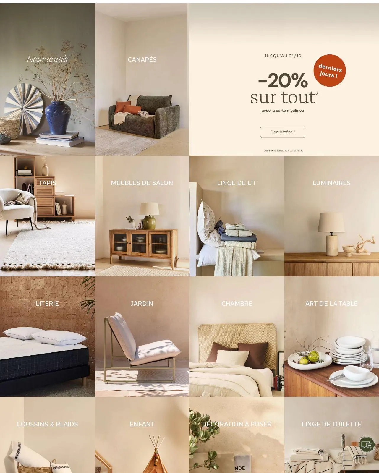 Alinéa Catalogue actuel - 1