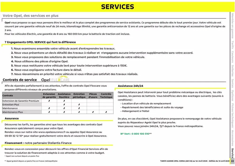 Opel Corsa du 16 avril au 16 avril 2026 - Catalogue page 21