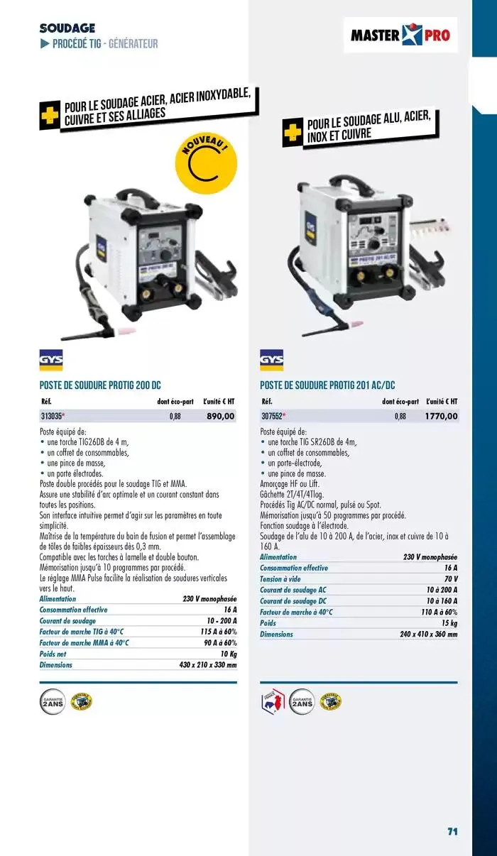 Essentiel Industrie 2025 du 3 janvier au 31 décembre 2025 - Catalogue page 73