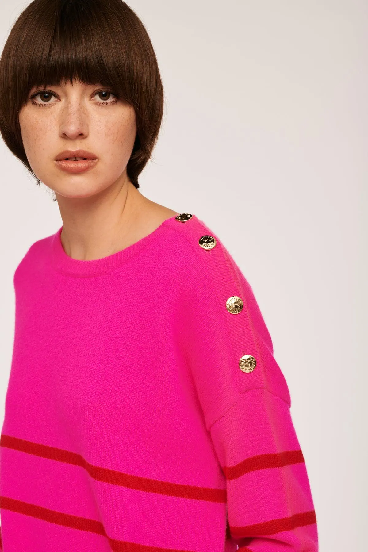 Pull marinière manches longues