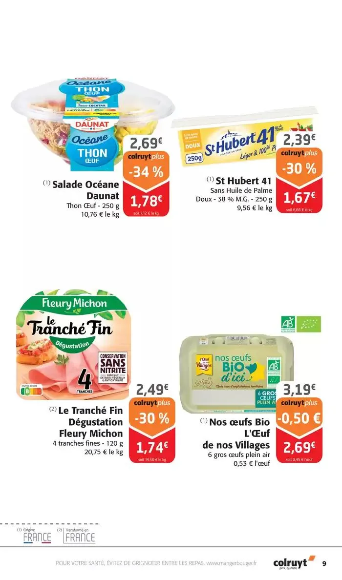 Prix - qualitè du 31 mars au 6 avril 2025 - Catalogue page 9