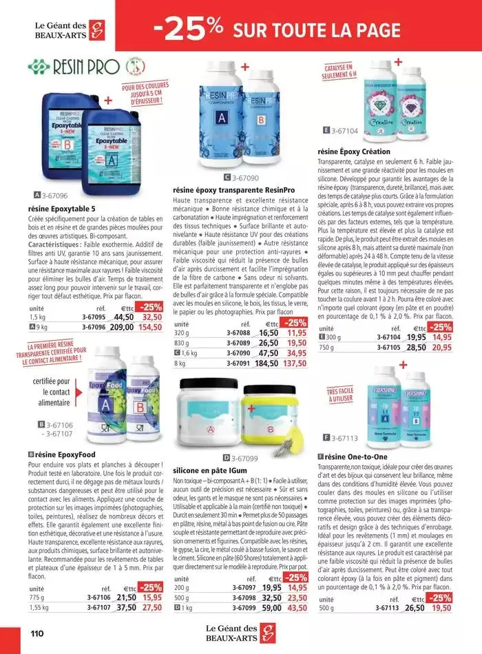 Offres Géantes jusqu'à -50% du 30 janvier au 19 mars 2025 - Catalogue page 110