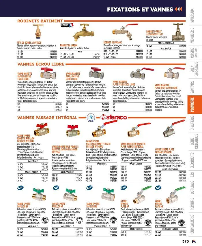 Guide produits 2024 du 15 mars au 31 décembre 2024 - Catalogue page 375