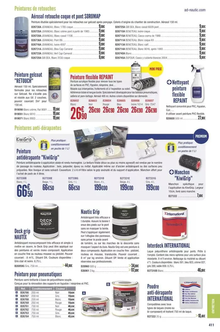 Catalogue Accastillage Diffusion 2025 du 1 janvier au 31 décembre 2025 - Catalogue page 413