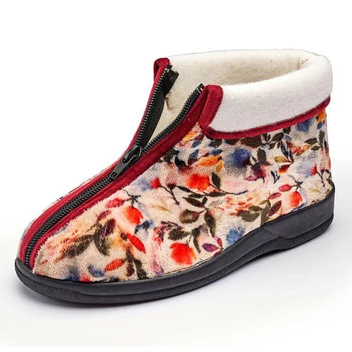 Poulaines imprimées zipées