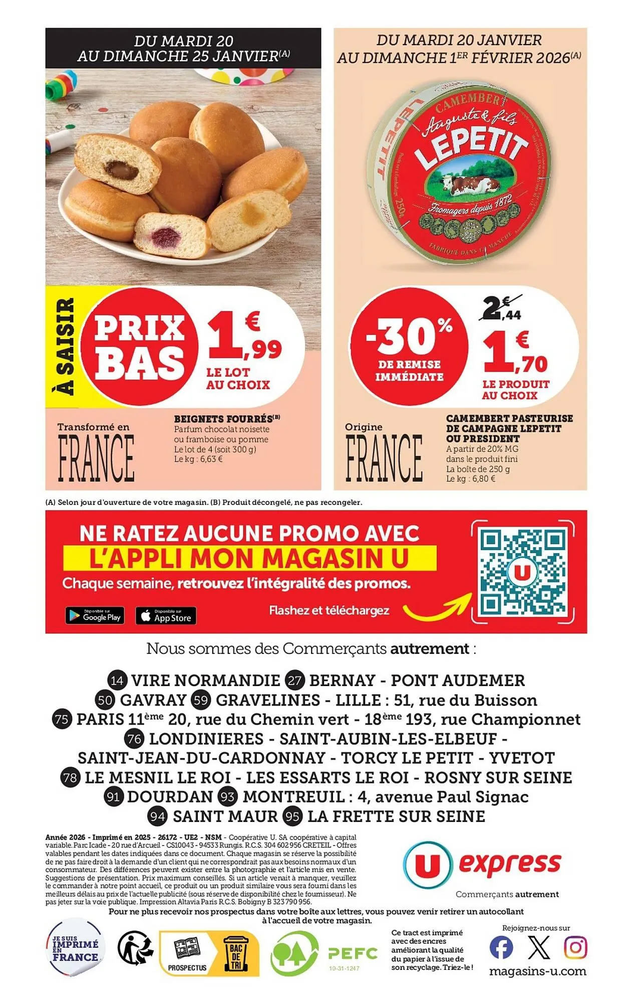 Catalogue U Express du 20 janvier au 1 février 2026 - Catalogue page 20