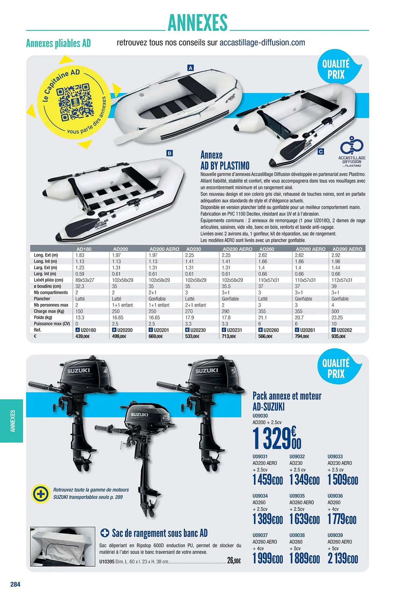 Catalogue Accastillage Diffusion du 1 mars au 31 décembre 2023 - Catalogue page 286