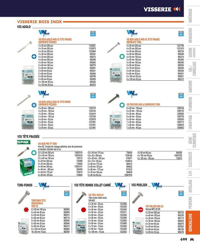 Guide produits 2024 du 15 mars au 31 décembre 2024 - Catalogue page 699